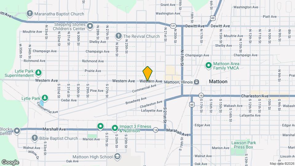2221 Western Ave Map and Location Details