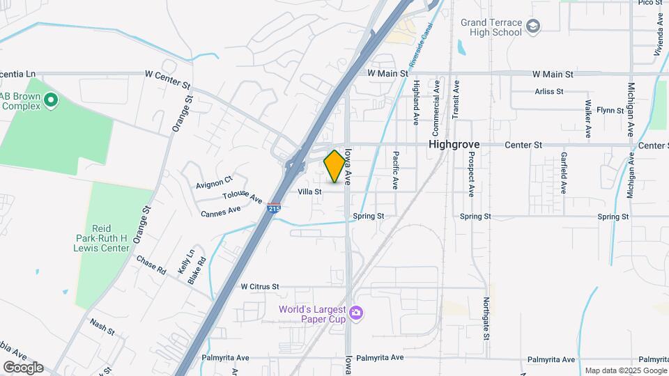 1321 Villa St Mapa y Detalles de la Ubicación