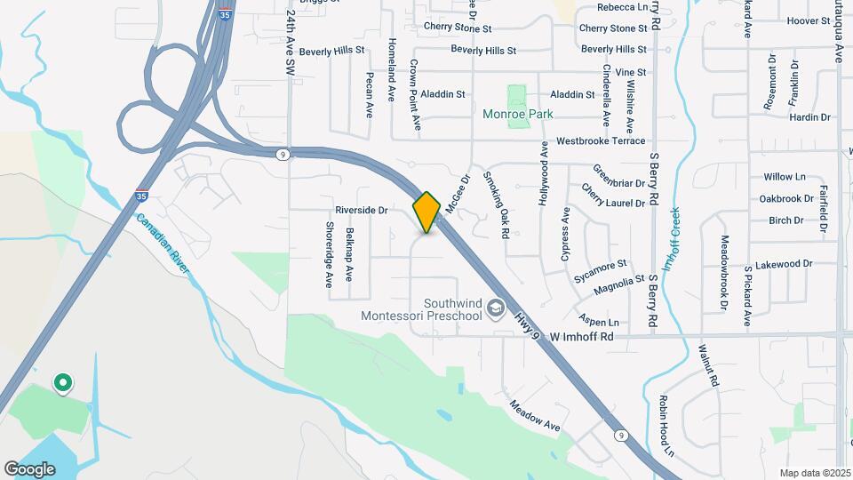 2605 McGee Dr Map and Location Details