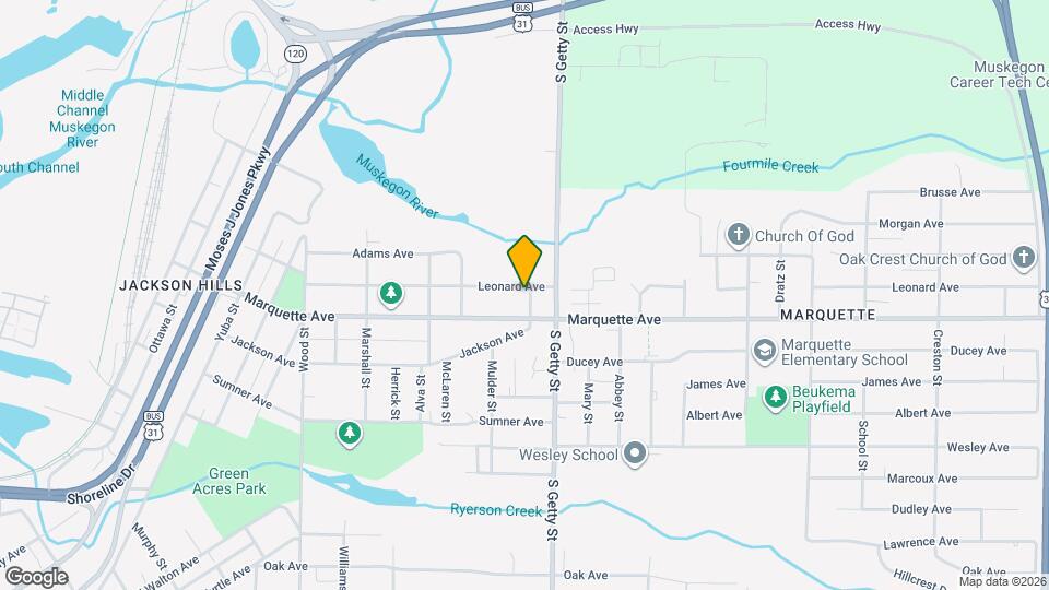 751 Leonard Ave Map and Location Details