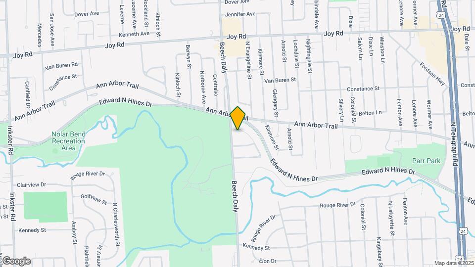 8179 Whitefield St Map and Location Details