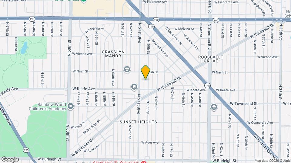 3535 N 50th St, Unit 3535 Map and Location Details