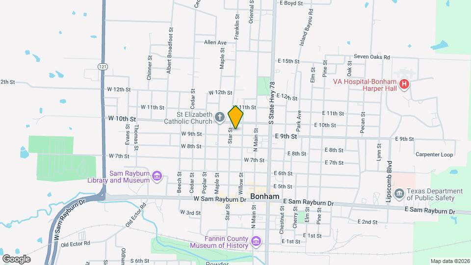 216 W 9th St Map and Location Details