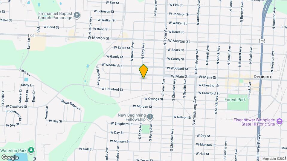 1231 W Chestnut St Map and Location Details