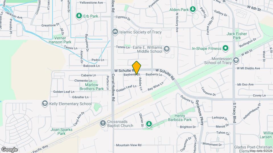 1820 Bayberry Ln Map and Location Details