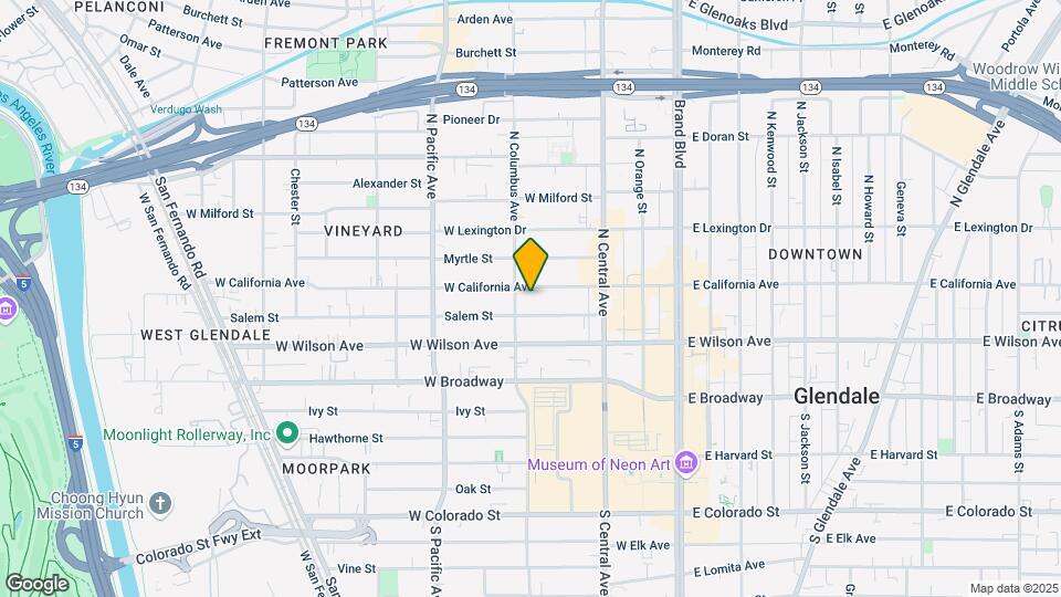 366 W California Ave Mapa y Detalles de la Ubicación