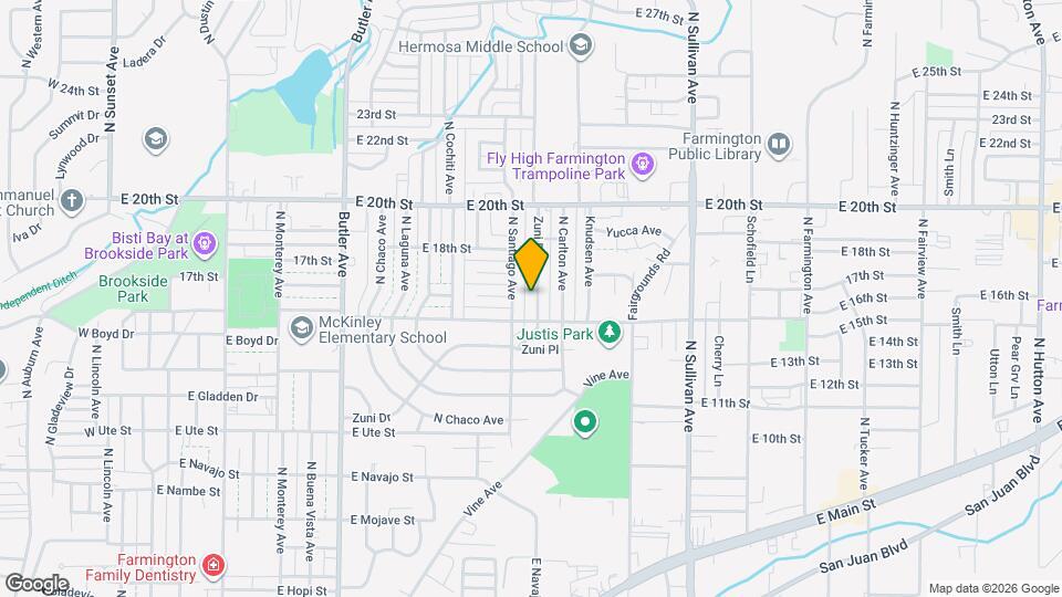 1507 Zuni Dr Map and Location Details