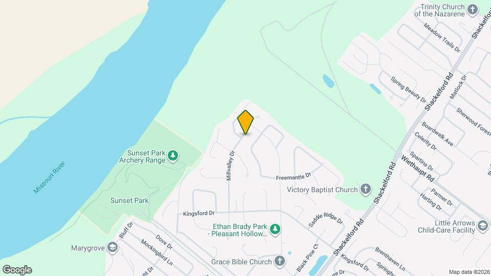 2534 Millvalley Dr Map and Location Details