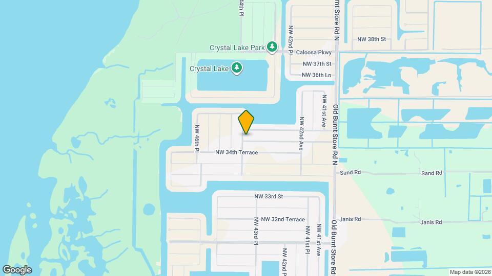 4333 NW 34th Ln Map and Location Details