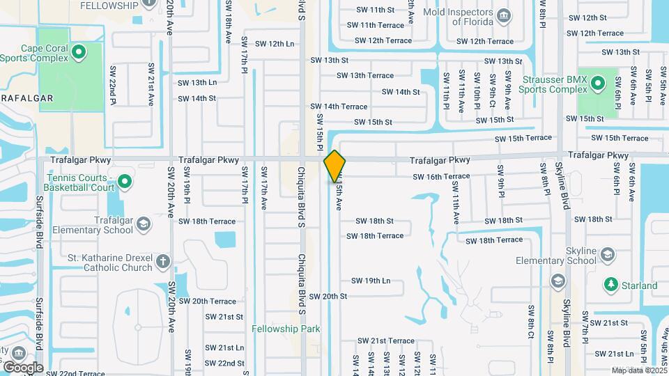 1626 SW 15th Ave Map and Location Details