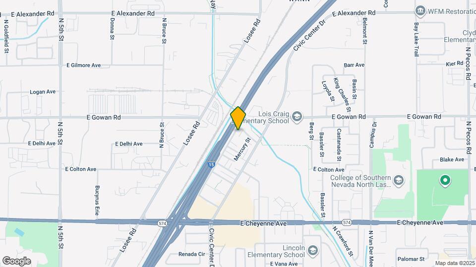 3537 Mercury St Map and Location Details