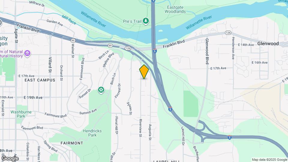 1697 Riverview St Map and Location Details