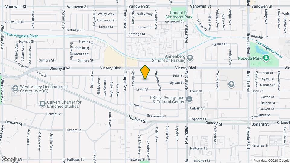 19153 Sylvan St, Unit 19153 Sylvan St Map and Location Details