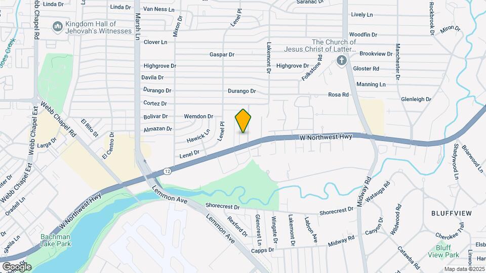 9415 Thornberry Ln Map and Location Details