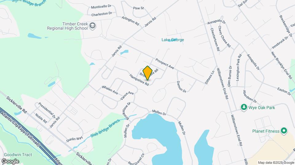 125 Hampshire Rd Map and Location Details