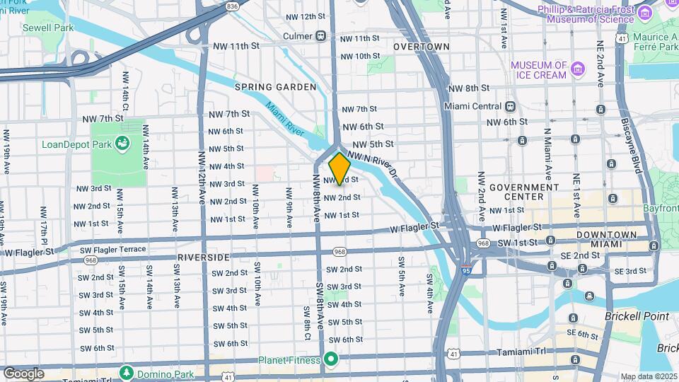 220 NW 7th Ave Map and Location Details