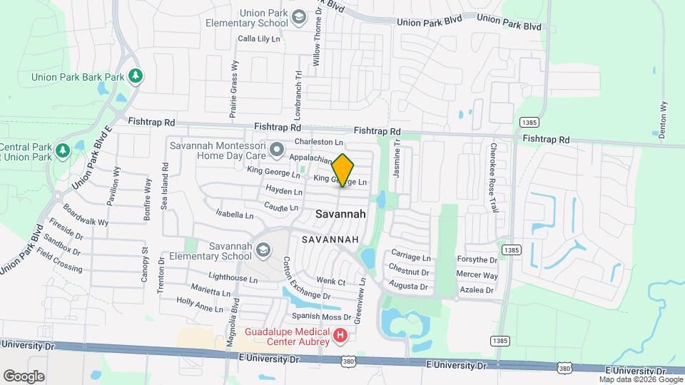 1201 Hayden Ln Map and Location Details