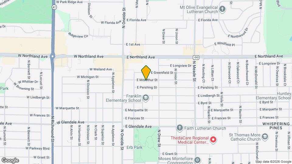 301 E McArthur St Mapa y Detalles de la Ubicación