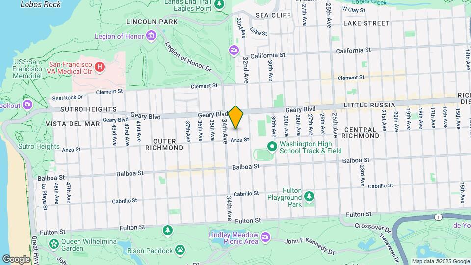 571 33rd Ave Map and Location Details