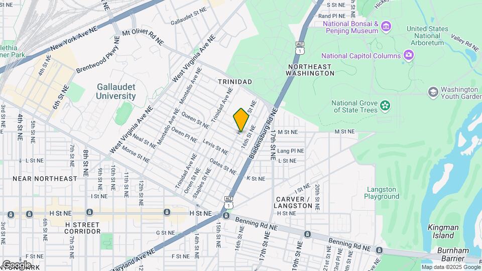 1605 Holbrook St NE Map and Location Details