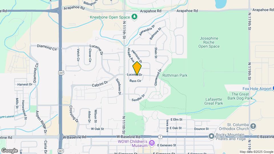 110 Lucerne Dr Map and Location Details
