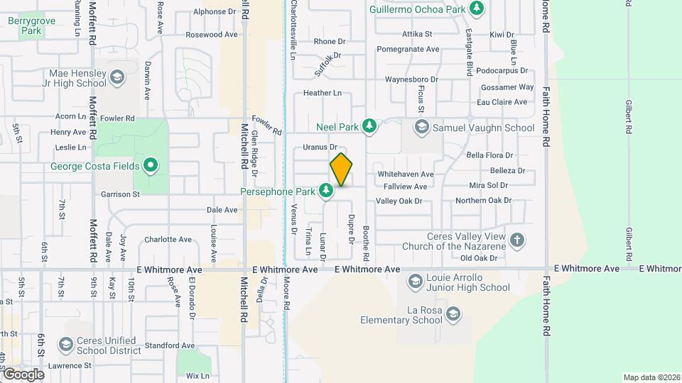 3408 Moonview Dr Map and Location Details