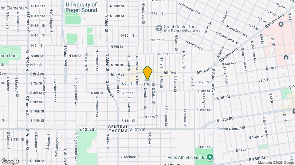 2715 S 7th St, Unit Upstairs Map and Location Details