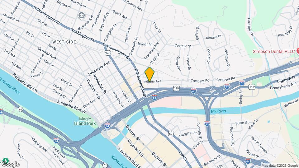 720 Indiana Ave, Unit B Map and Location Details