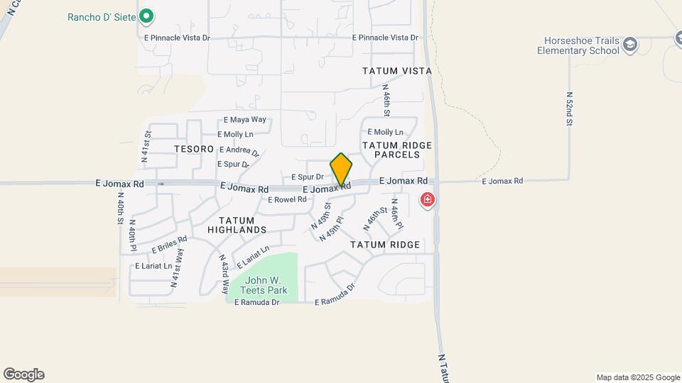 4522 E Rowel Rd Map and Location Details