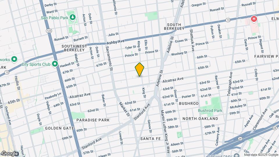 1642 Harmon St Map and Location Details