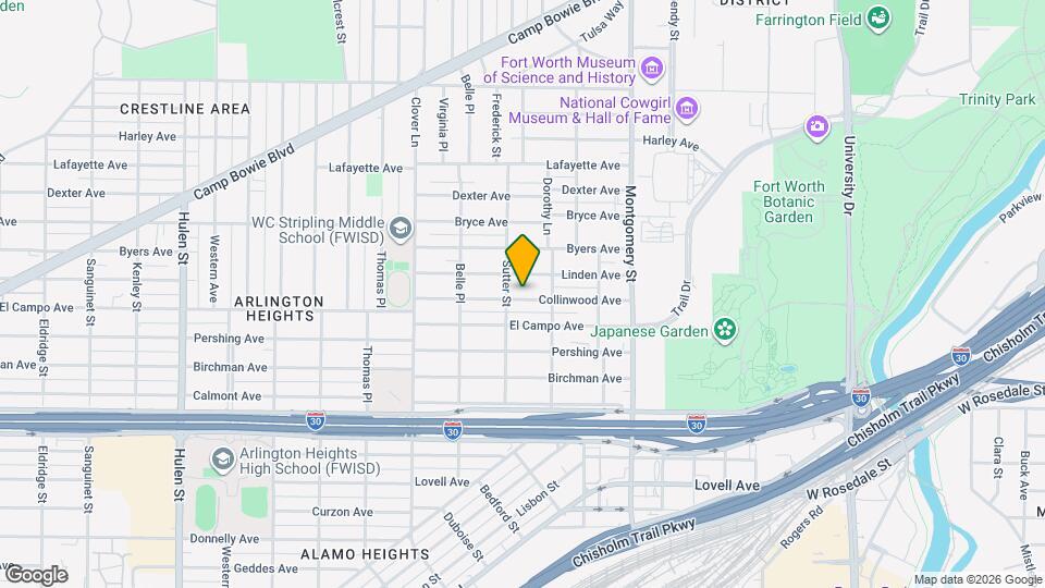 3824 Collinwood Ave Map and Location Details