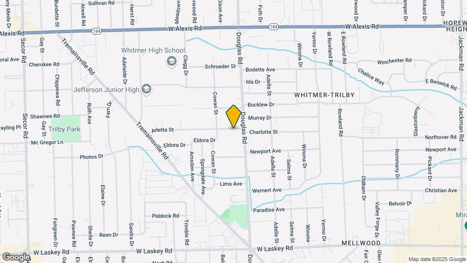 2523 Arletta St Map and Location Details