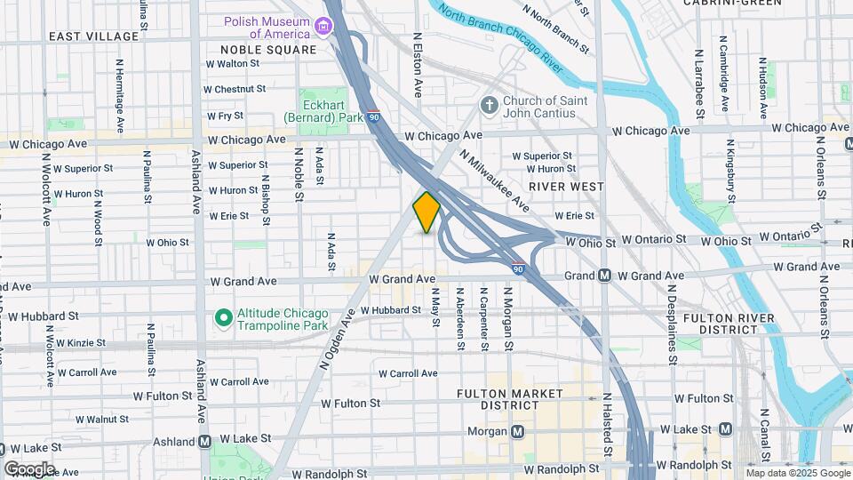 608 N May St Map and Location Details