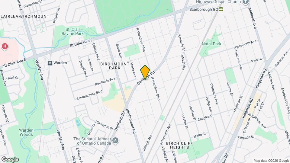 533 Danforth Rd Map and Location Details