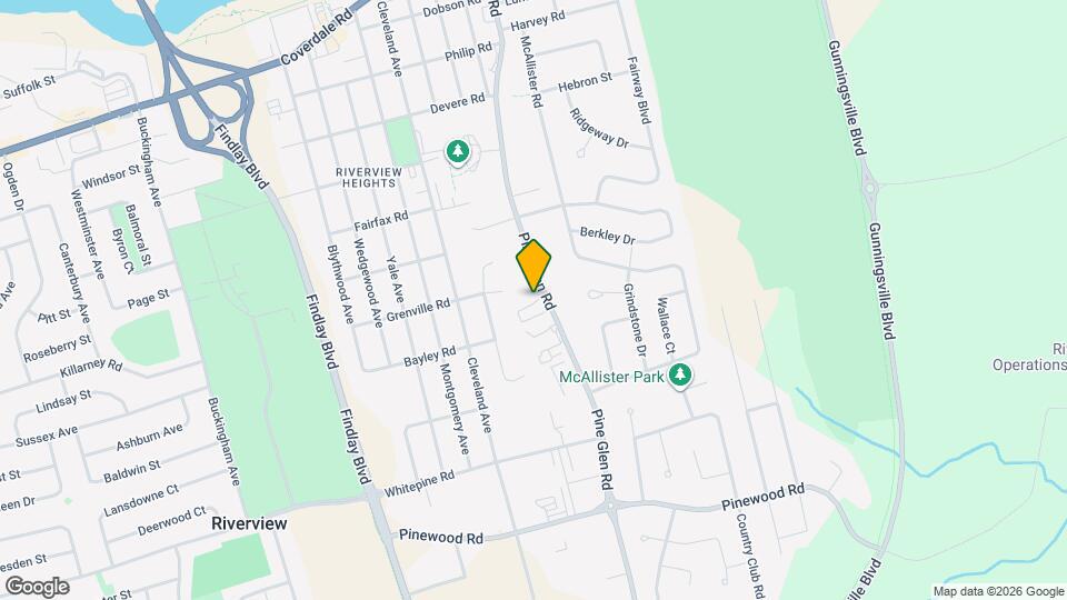 387 Pine Glen Rd Map and Location Details