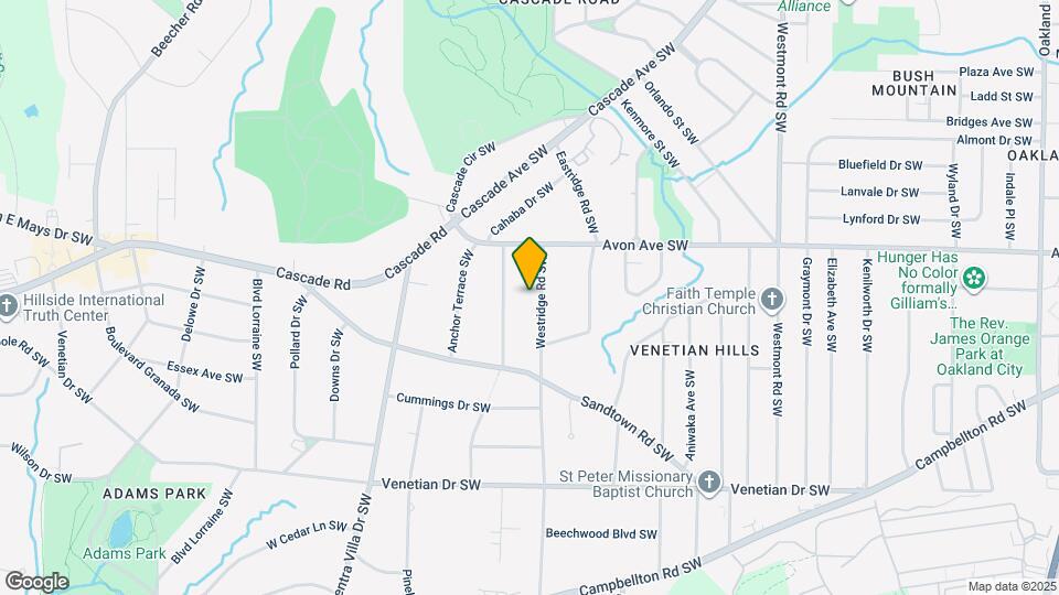 1267 Westridge Rd SW Map and Location Details