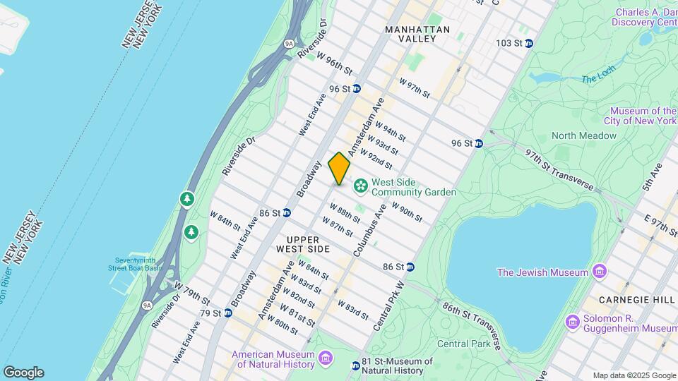 189 W 89th St Map and Location Details
