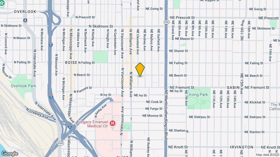 3622-3624 NE Cleveland Ave Map and Location Details