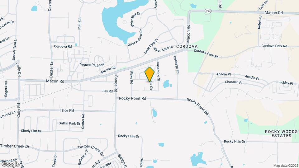 1117 E Cortona Cir Map and Location Details