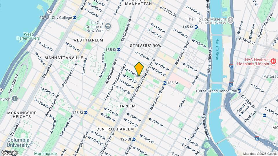 2278 Adam Clayton Powell Jr Blvd Map and Location Details