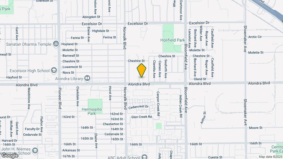 12301 Alondra Blvd Map and Location Details