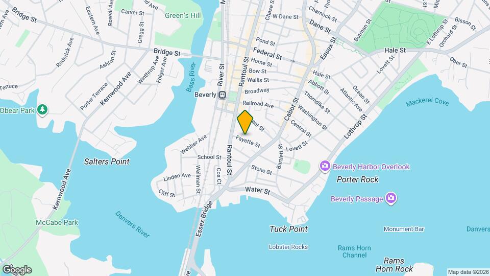 19 Fayette St, Unit 1 Map and Location Details