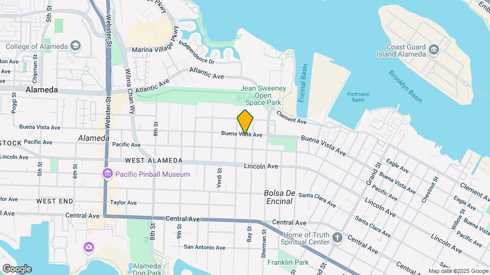 1110 Buena Vista Ave, Unit A Map and Location Details