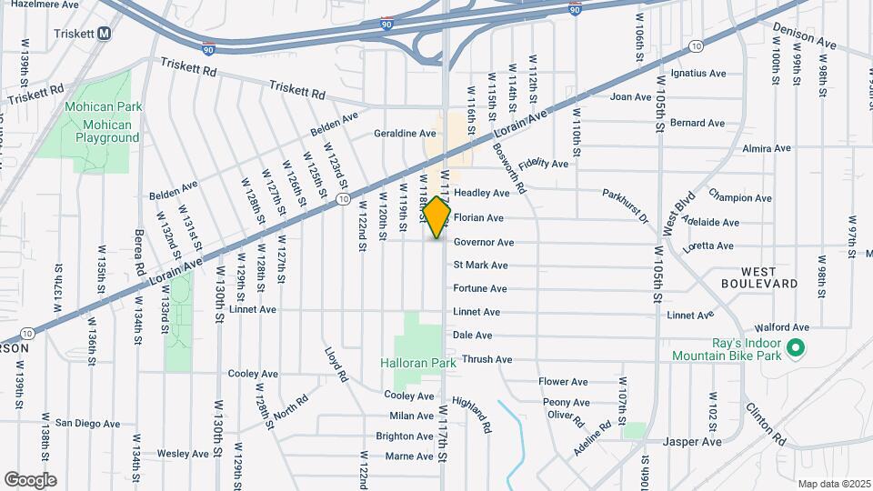 3462 W 117th St Map and Location Details