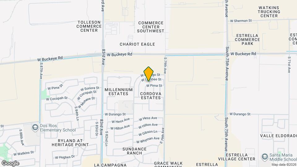 8006 W Pima St, Unit 2C Map and Location Details