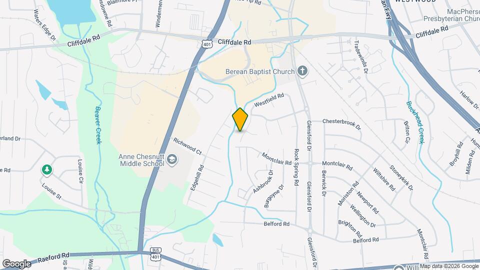 4572 Westfield Rd Map and Location Details