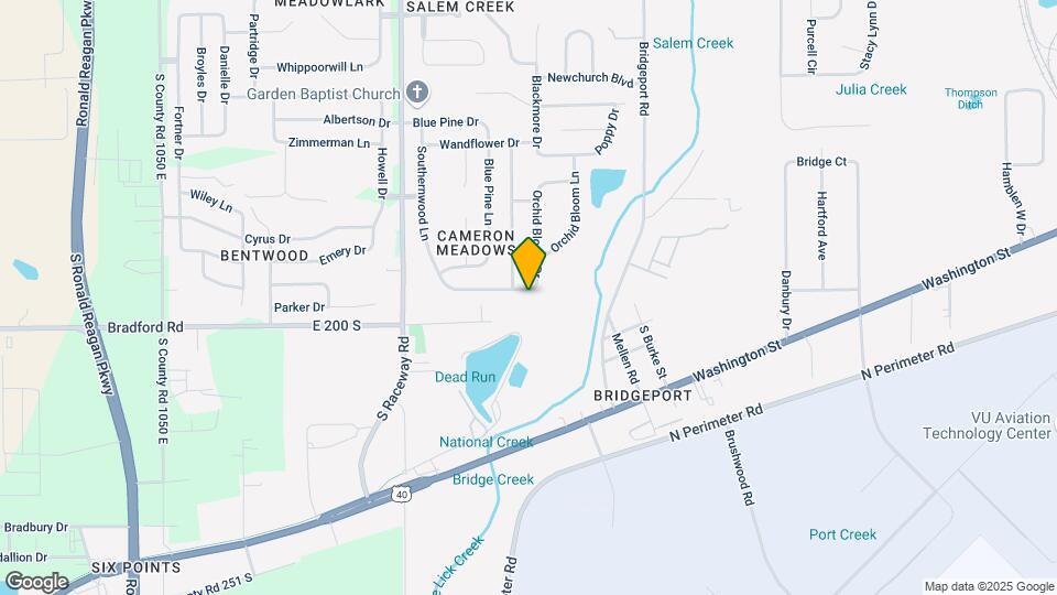 9021 Southernwood Way Map and Location Details