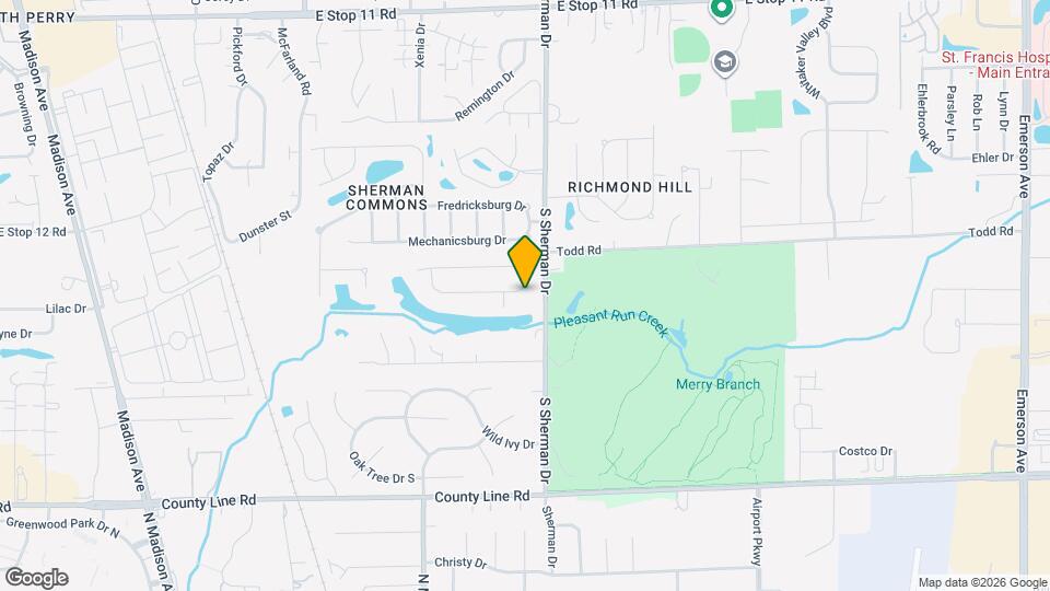 3735 Valley Lake Dr Mapa y Detalles de la Ubicación