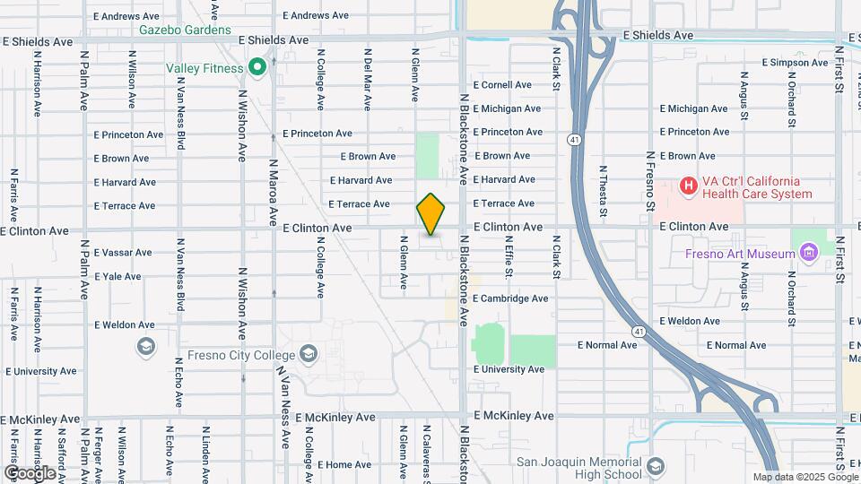 1605 E Vassar Ave Mapa y Detalles de la Ubicación