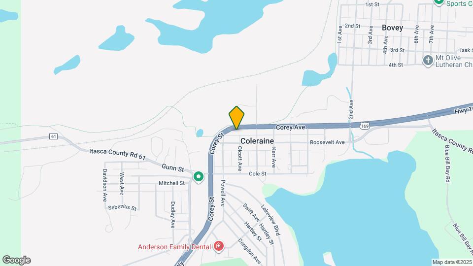 602 Corey Ave Map and Location Details